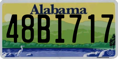 AL license plate 48BI717