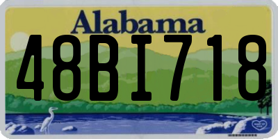 AL license plate 48BI718