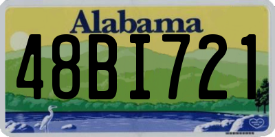 AL license plate 48BI721