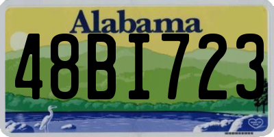 AL license plate 48BI723