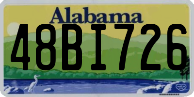 AL license plate 48BI726