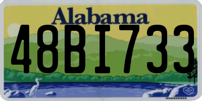 AL license plate 48BI733