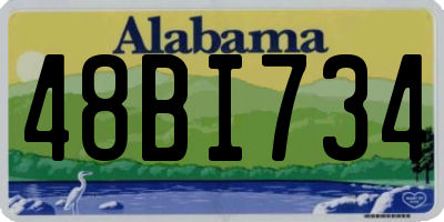 AL license plate 48BI734