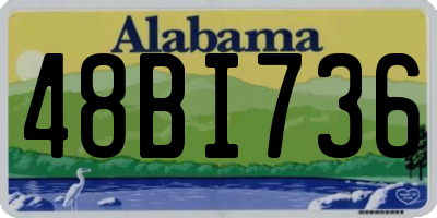 AL license plate 48BI736