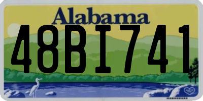 AL license plate 48BI741