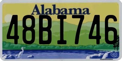 AL license plate 48BI746