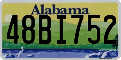 AL license plate 48BI752