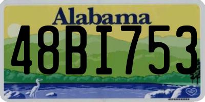 AL license plate 48BI753