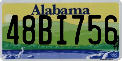 AL license plate 48BI756