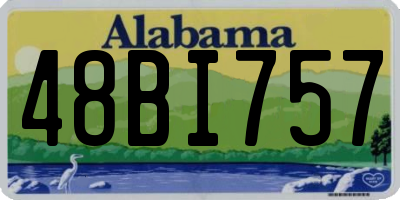 AL license plate 48BI757