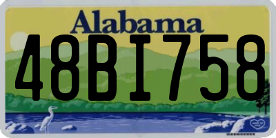 AL license plate 48BI758