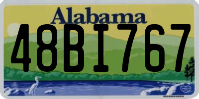AL license plate 48BI767