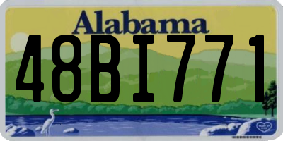 AL license plate 48BI771