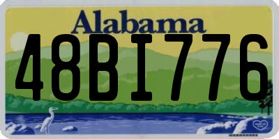 AL license plate 48BI776