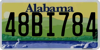 AL license plate 48BI784