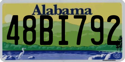 AL license plate 48BI792