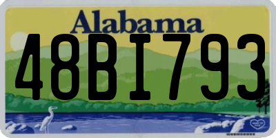 AL license plate 48BI793