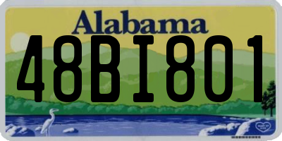AL license plate 48BI801