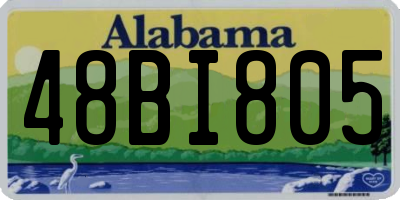 AL license plate 48BI805