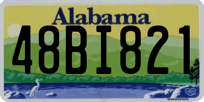 AL license plate 48BI821