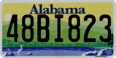 AL license plate 48BI823
