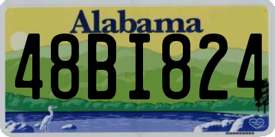 AL license plate 48BI824