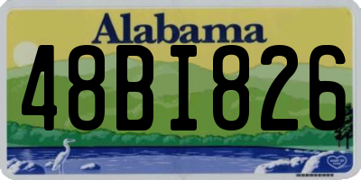 AL license plate 48BI826
