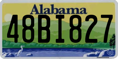 AL license plate 48BI827