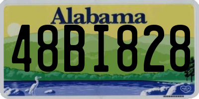 AL license plate 48BI828