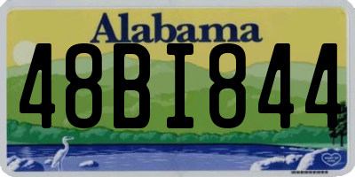 AL license plate 48BI844
