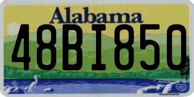 AL license plate 48BI850