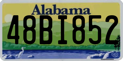 AL license plate 48BI852