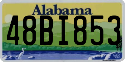 AL license plate 48BI853