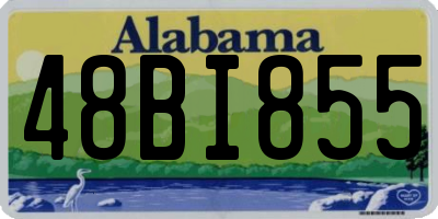AL license plate 48BI855
