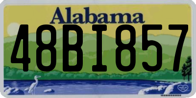 AL license plate 48BI857