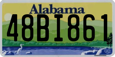 AL license plate 48BI861