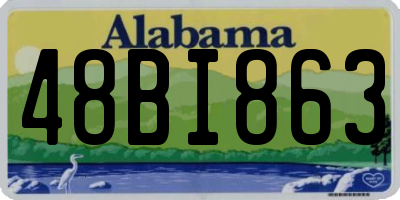 AL license plate 48BI863
