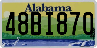 AL license plate 48BI870