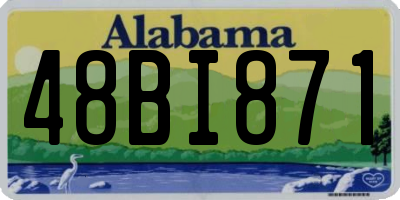 AL license plate 48BI871