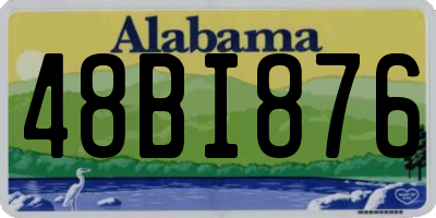 AL license plate 48BI876