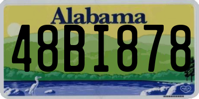 AL license plate 48BI878