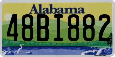 AL license plate 48BI882