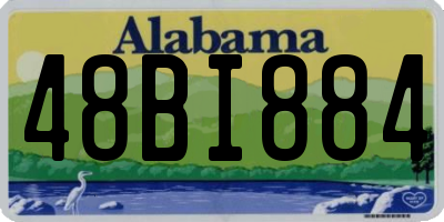 AL license plate 48BI884