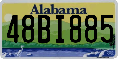 AL license plate 48BI885