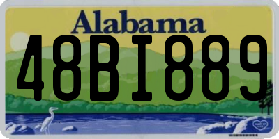 AL license plate 48BI889