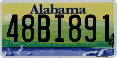 AL license plate 48BI891