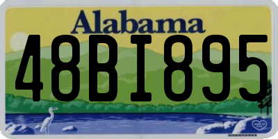 AL license plate 48BI895