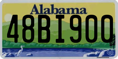 AL license plate 48BI900