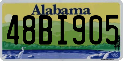 AL license plate 48BI905