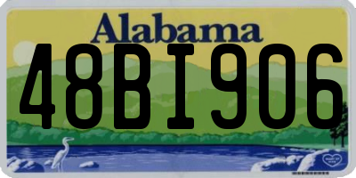 AL license plate 48BI906